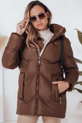 Damen Winterjacke SALVONA braun gesteppt Dstreet TY4998