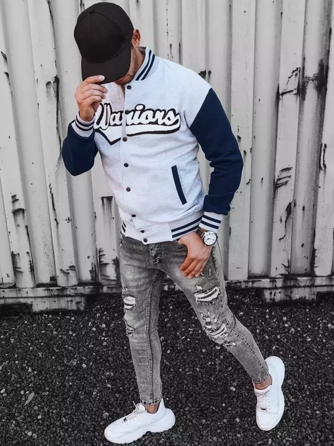 Herren Sweatshirt mit Reißverschluss Grau DSTREET BX5431