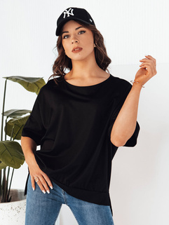 Damen Bluse mit kurze Ärmeln JOILL Farbe Schwarz DSTREET RY2473_2