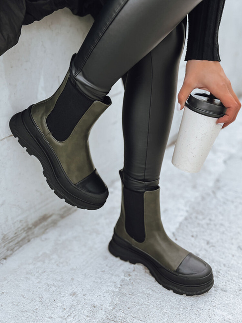 Damenstiefel DENTAR Farbe Grün DSTREET ZY0411
