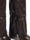 Damenstiefel mit Absatz braun Dstreet ZY1118