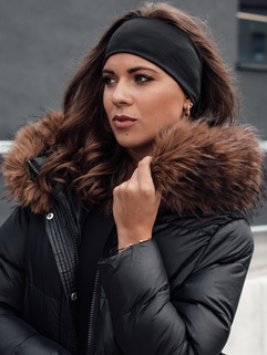 Gesteppte Damen Winterjacke mit Pelz STYLEBELLA schwarz Dstreet TY4608_3