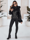 Damen gewachste Leggings schwarz Dstreet UY2737