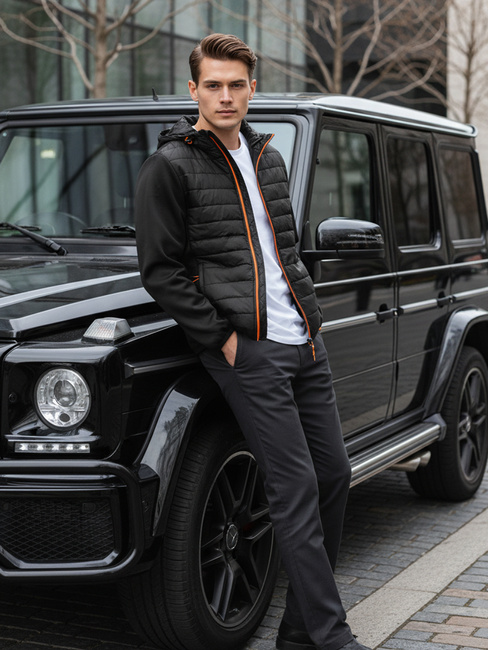 Herren Steppjacke Schwarz Dstreet TX3785