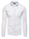 Herren Gemustertes Hemd Farbe Weiß DSTREET DX2436