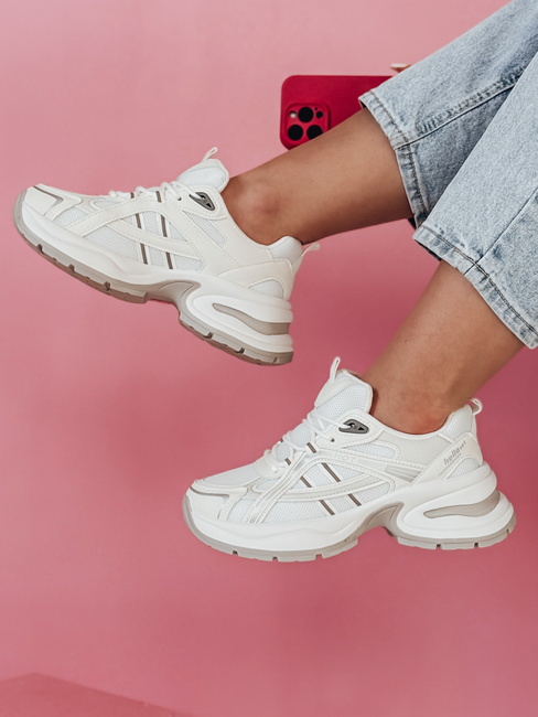 MODERMAX Damen weiß Dstreet Turnschuhe ZY0898