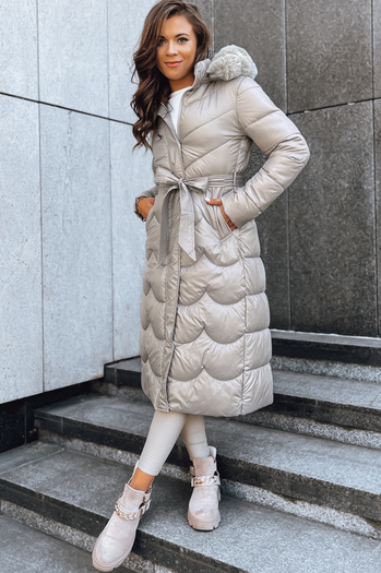 Damen Wintermantel SCARLET Farbe Beige DSTREET TY3806