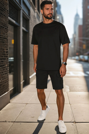 Herren-Set schwarz Dstreet AX0807