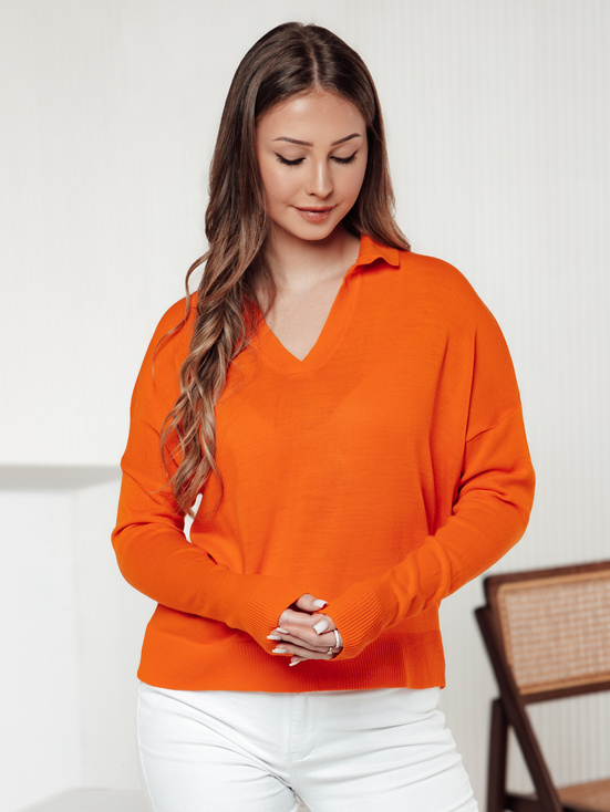 Damen Pullover in Einheitsgröße VISTILLA orange Dstreet MY2414