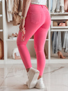 Damen Skinny Hose mit Gürtel VIVASKIN rosa Dstreet UY2469
