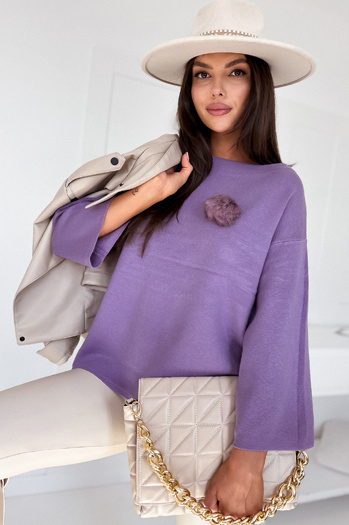 Damen Oversize-Pullover GAIA lila Dstreet MY2010