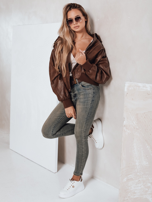 Damen Skinny Jeans mit Gürtel blau Dstreet UY2810