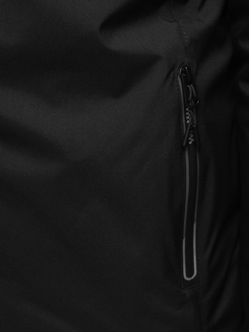 Herren Winterjacke mit Kapuze schwarz Dstreet TX5119