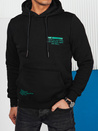 Herren Sweatshirt mit Aufdruck Farbe Schwarz DSTREET BX5685