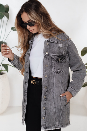 Damen Jeansjacke XENIA grau Dstreet TY5131