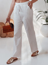 Damen Freizeithose mit weitem Bein BOHO DAY weiß Dstreet UY2652