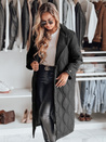 Langer Damen Steppmantel TRENDIFY schwarz Dstreet TY4378