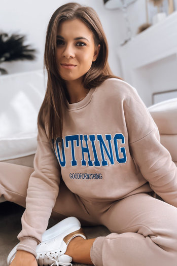 Damen Trainingsanzug NOTHING Beige Dstreet AY0759