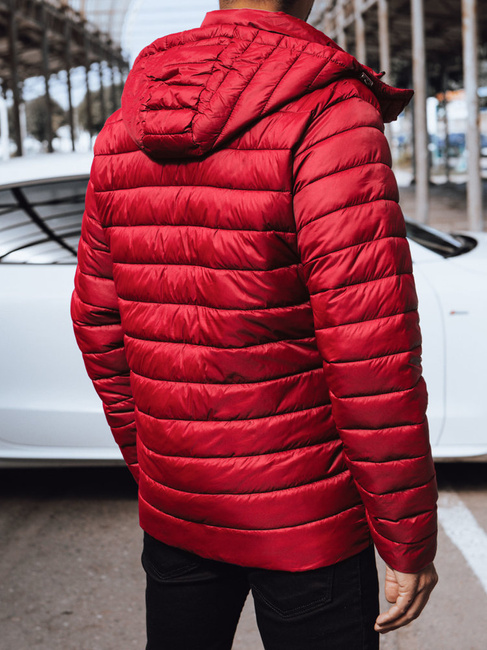 Herren Steppjacke Farbe Rot DSTREET TX4447