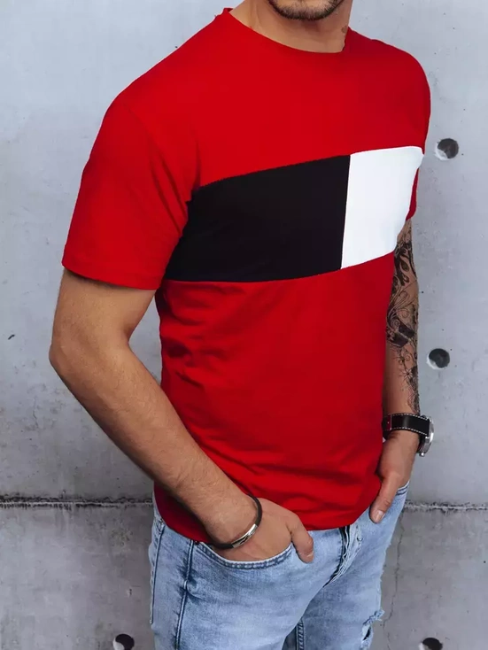 Herren T-shirt Basic Rot Dstreet RX4847