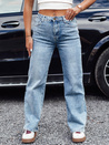 Damen JEANFLOW Baggy Jeans Hose hellblau Dstreet UY2227