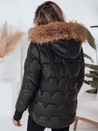 Damen Winterjacke SNOWMISS gesteppt schwarz mit Kapuze Dstreet TY4999