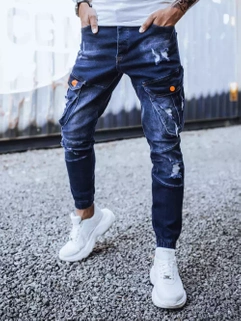 Herren Jeans Joggerhose Dunkelblau Dstreet UX3262_2