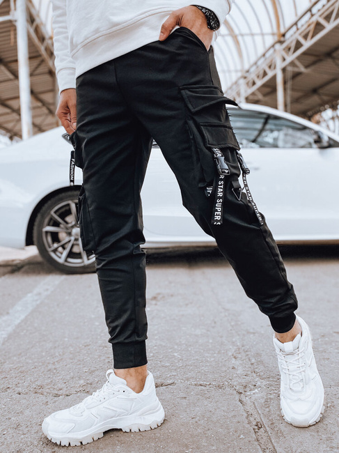 Herren Cargohosen Farbe Schwarz DSTREET UX4214