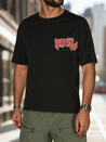 Bedrucktes Herren-T-Shirt schwarz Dstreet RX5645_3