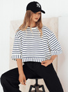 Damen Bluse mit kurze Ärmeln TAUSE Farbe Weiß DSTREET RY2461