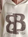 Damen Kapuzenpulli in Übergröße LITESSO beige Dstreet BY1418