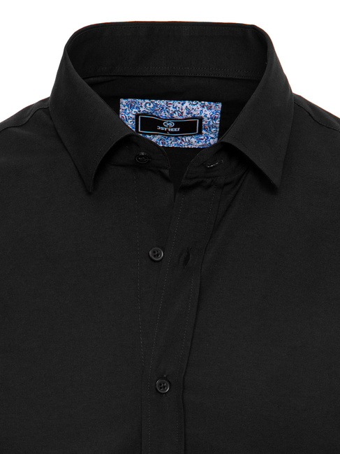 Herrenhemd smart schwarz Dstreet DX2478