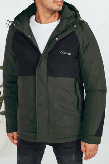 Herren Winterjacke mit Kapuze schwarz Dstreet TX5039