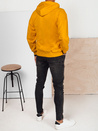 Herren Sweatshirt mit Aufdruck Farbe Gelb DSTREET BX5716