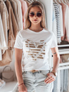 Damen Herz T-shirt MARISS weiß Dstreet RY2739