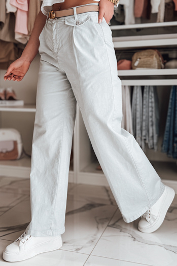 Damenhose mit weitem Bein MOBISKA blau Dstreet UY2619