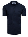 Herren Kurzarm Hemd Farbe Dunkelblau DSTREET KX0996