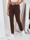 Damen Slim Tapered Jeans Braun Dstreet UY2843