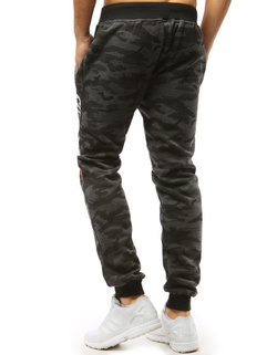 Herren Sporthose Jogger Camo Anthrazit Dstreet UX3512_4