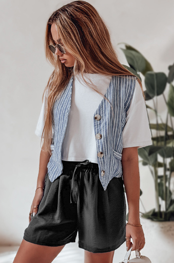 Damen RELAX TIME Shorts schwarz Dstreet SY0457