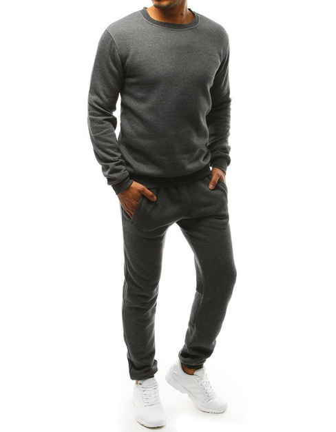 Herren Trainingsanzug dunkelgrau Dstreet AX0376
