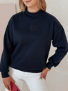 Damen Sweatshirt in Übergröße mit LOVASON Aufnäher navy blau Dstreet BY1416