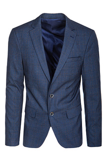 Einreihiger marineblauer Blazer für Herren Dstreet MX0628