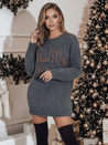Damen Einheitsgröße MIU MIU Pullover mit Noppen graphit Dstreet MY2348