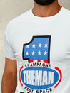 Herren T-shirt mit Aufdruck Weiß Dstreet RX4406