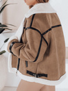 Damen Schafsfelljacke braun Dstreet TY5124