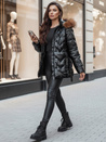 Damen Winterjacke mit Fell LANE schwarz Dstreet TY4515z
