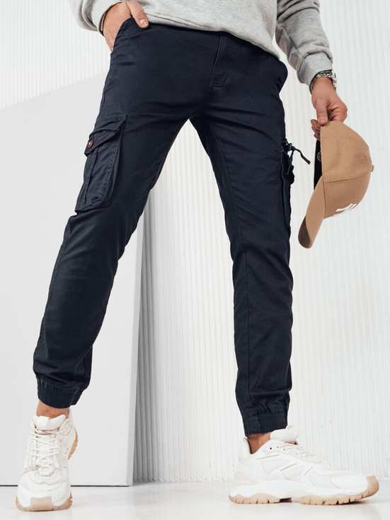 Herren Cargohosen Farbe Dunkelblau DSTREET UX4181