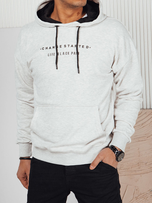 Herren Kapuzenpullover Farbe Hellgrau DSTREET BX5724