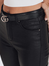 Eco Lederröhrenhose schwarz Dstreet UY2764